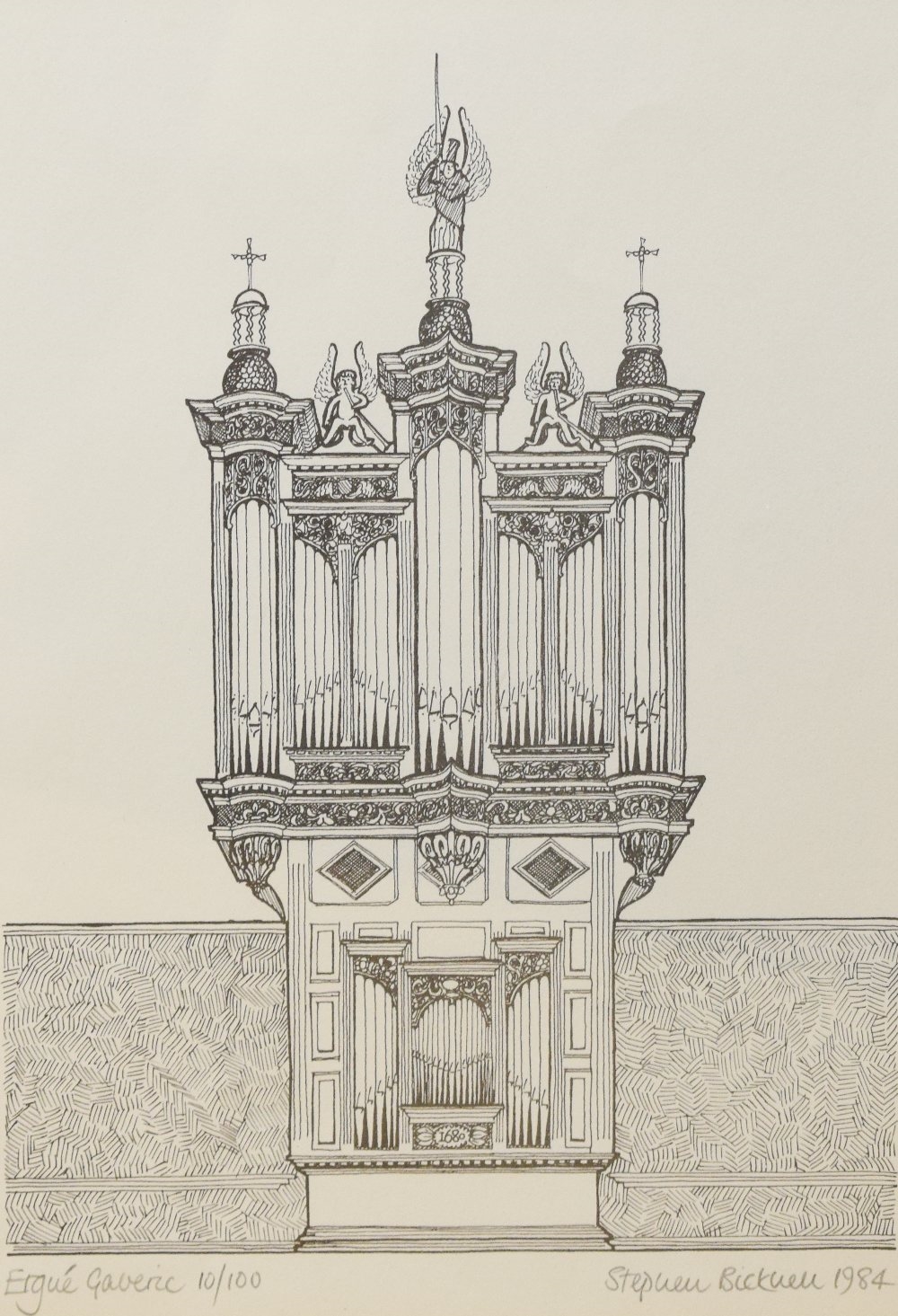 Artwork by Stephen Bicknell, Ergue-Gaveric' and ', Made of monochrome prints