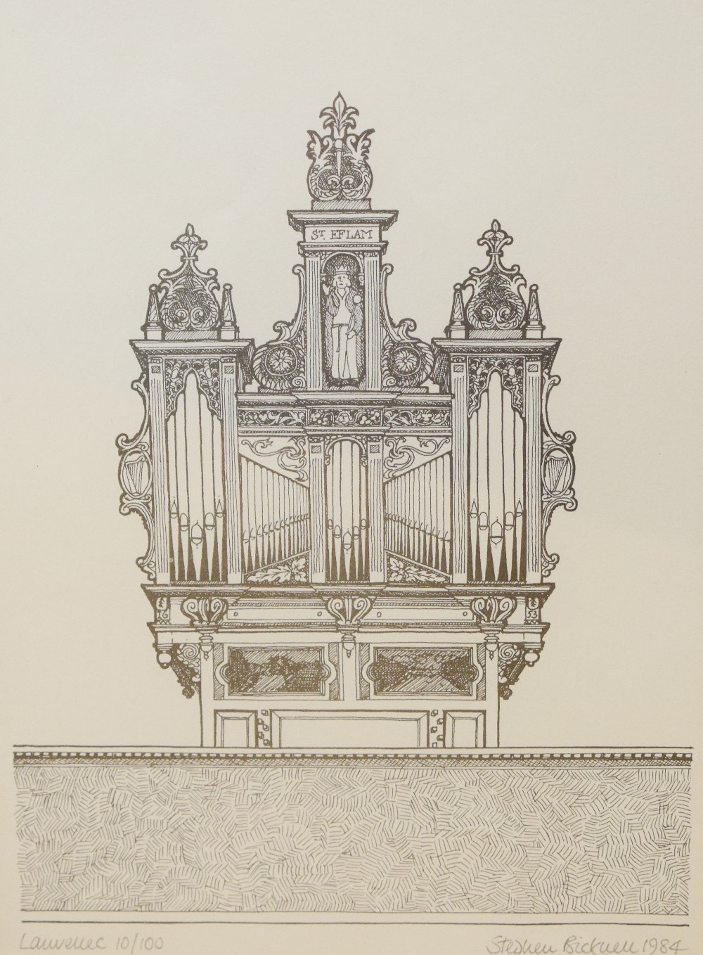 Artwork by Stephen Bicknell, Ergue-Gaveric' and ', Made of monochrome prints