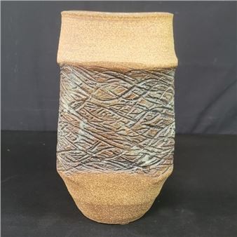 Pottery vase signed Raul Coronel, dated '63 - Raul Coronel