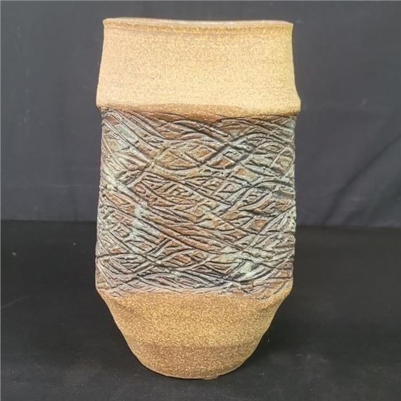 Pottery vase signed Raul Coronel, dated '63 - Raul Coronel