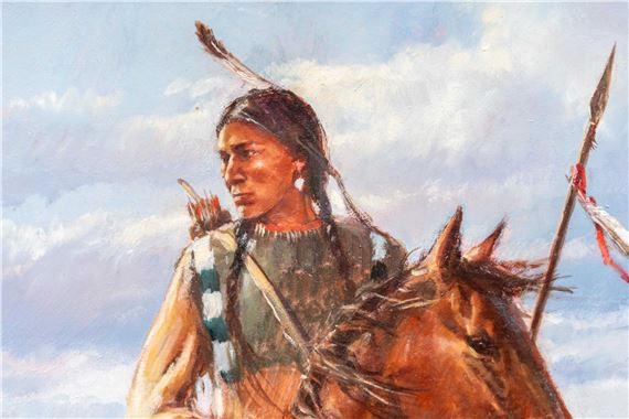 Del Parson | Native American Scene | MutualArt