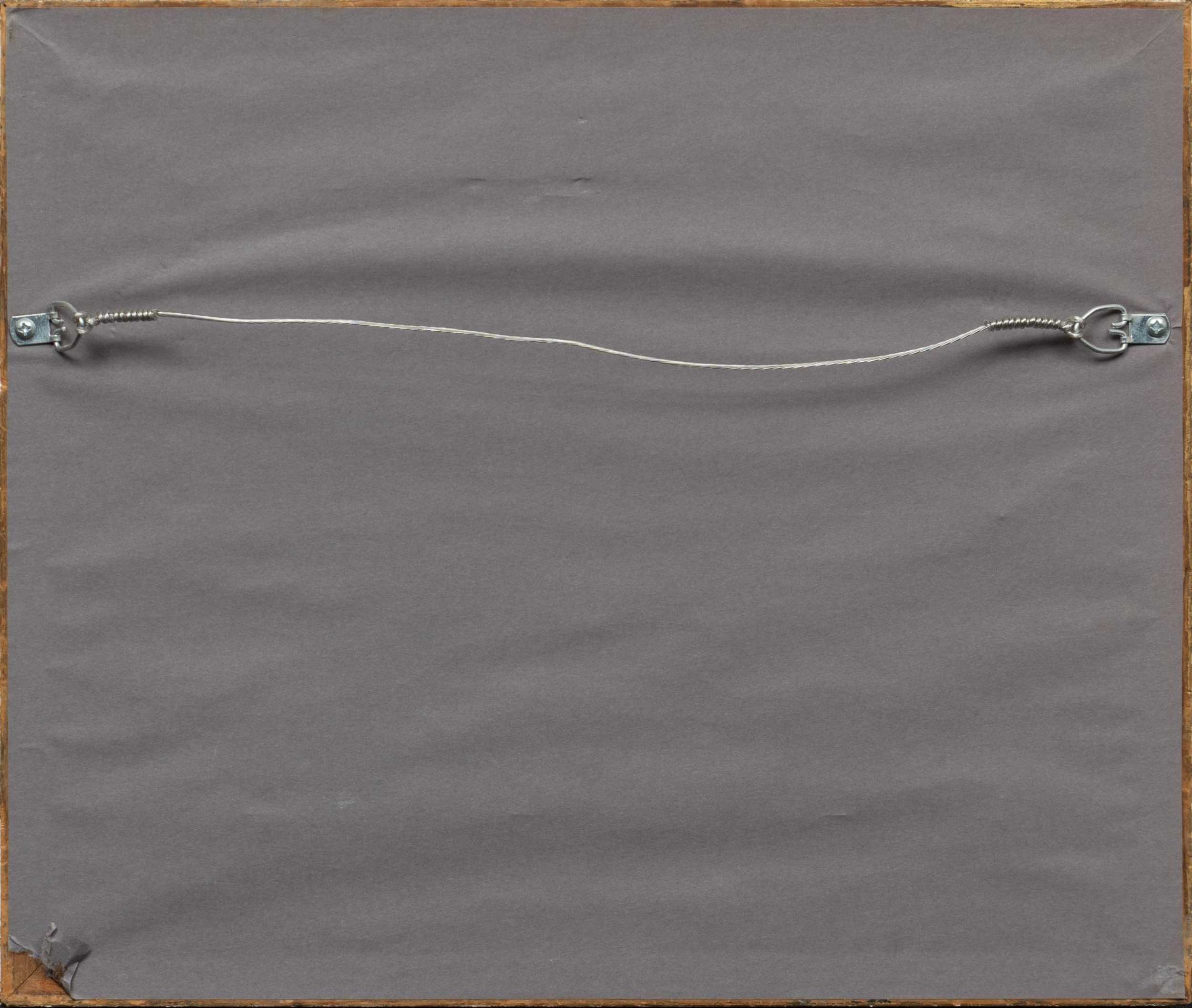 Artwork by Carl Thomas Hoppe, Snowy Creek with Cactus, Made of oil on panel