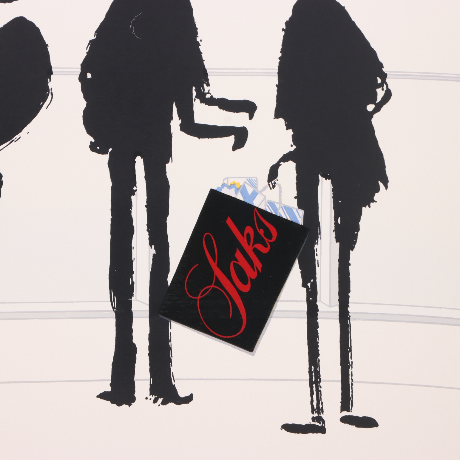 Leo Posillico | Leo Posillico (American 1944 - 2024) Shoppers serigraph ...