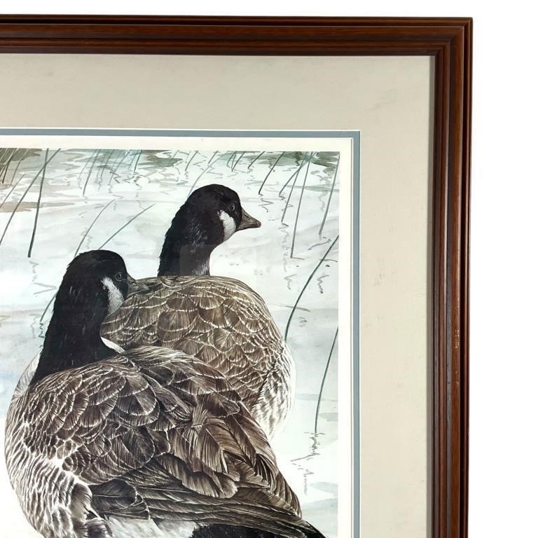 Ed Hatch | Ed Hatch Framed Print of Canada Geese (1991) | MutualArt