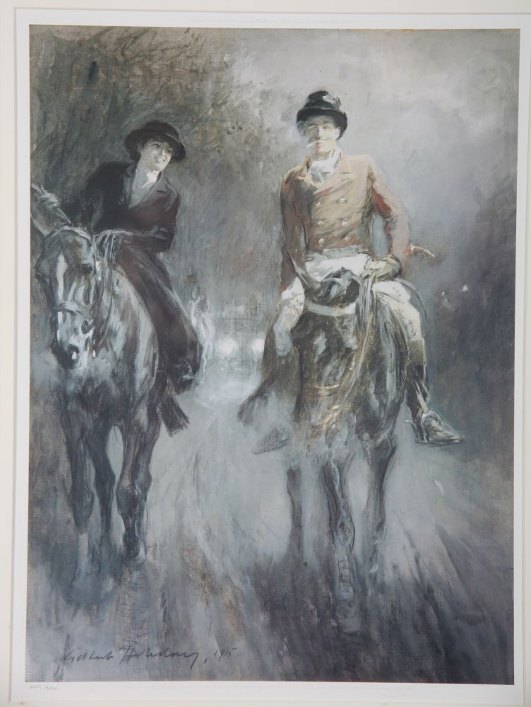 Gilbert Halliday | 4 limited edition hunting prints | MutualArt