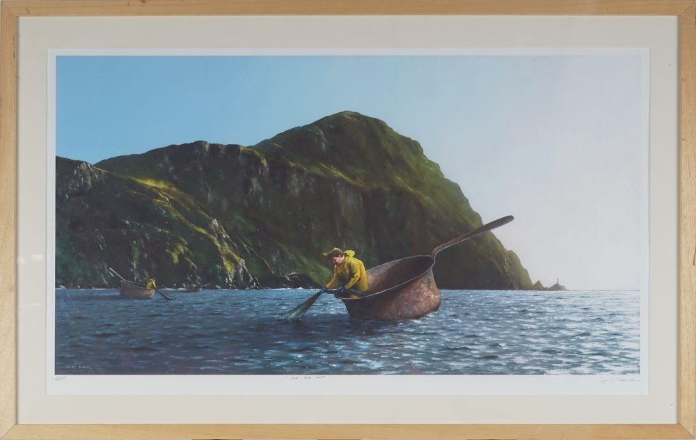 Artwork by Jimmy Lawlor, Floating in a saucepan, Made of limited edition print