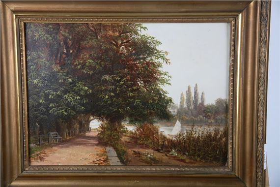 J. Lewis | River-landscape | MutualArt