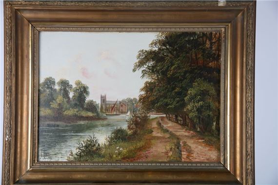 J. Lewis | River-landscape | MutualArt