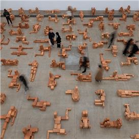 Body Buildings: Antony Gormley's Recent Sculptures and Drawings Are Shown at Galleria Continua / Beijing