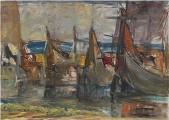 Untitled (Fishing Boats) - Zainul Abedin