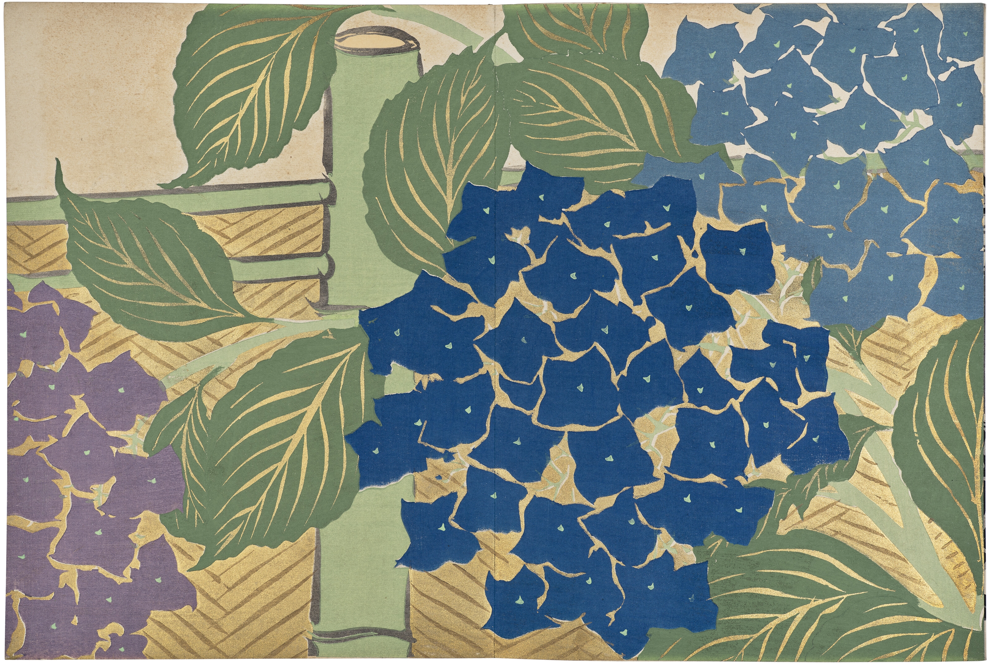 Artwork by Kamisaka Sekka, Momoyogusa (Flowers of a hundred worlds), Made of Woodblock-printed illustrated books