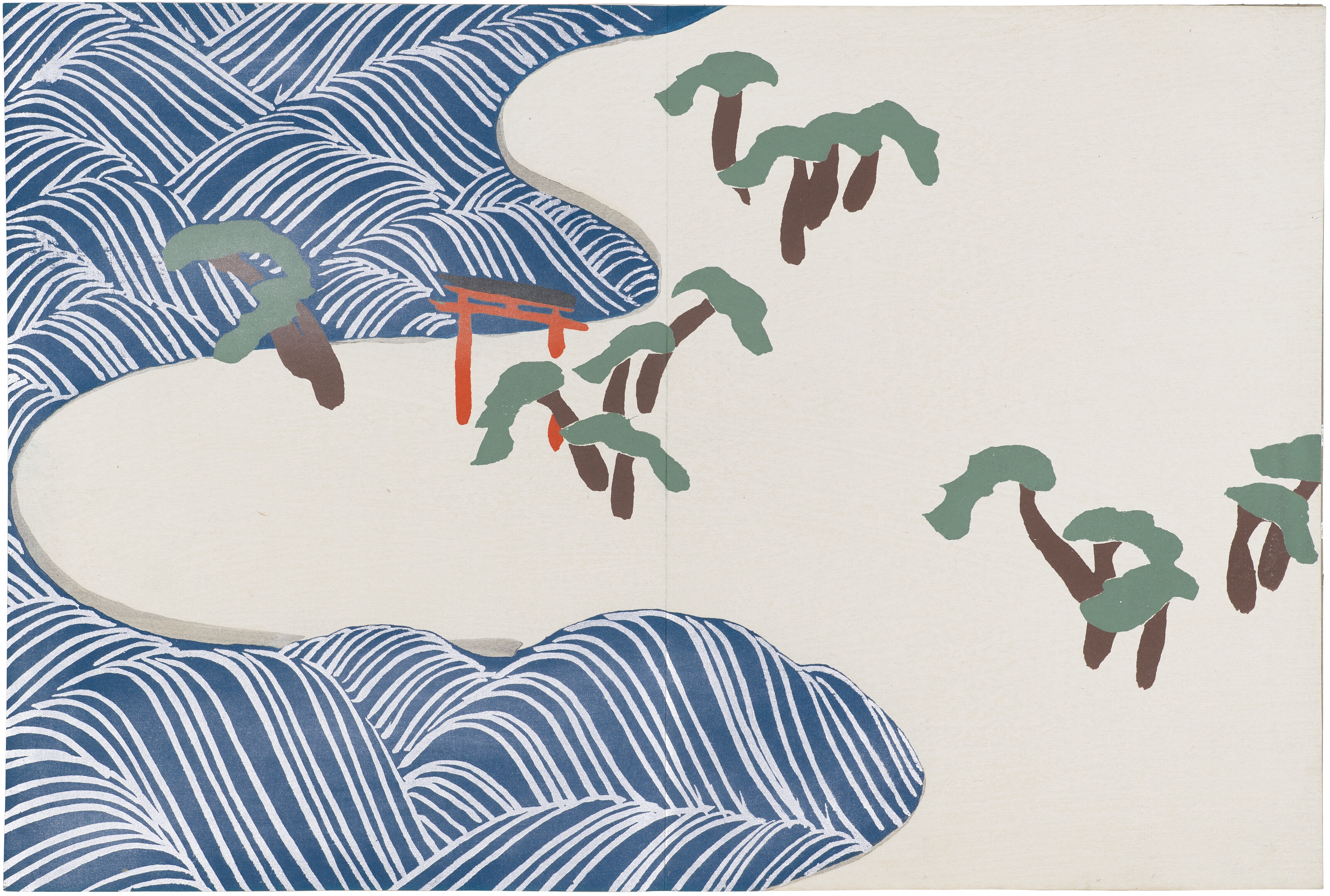 Artwork by Kamisaka Sekka, Momoyogusa (Flowers of a hundred worlds), Made of Woodblock-printed illustrated books