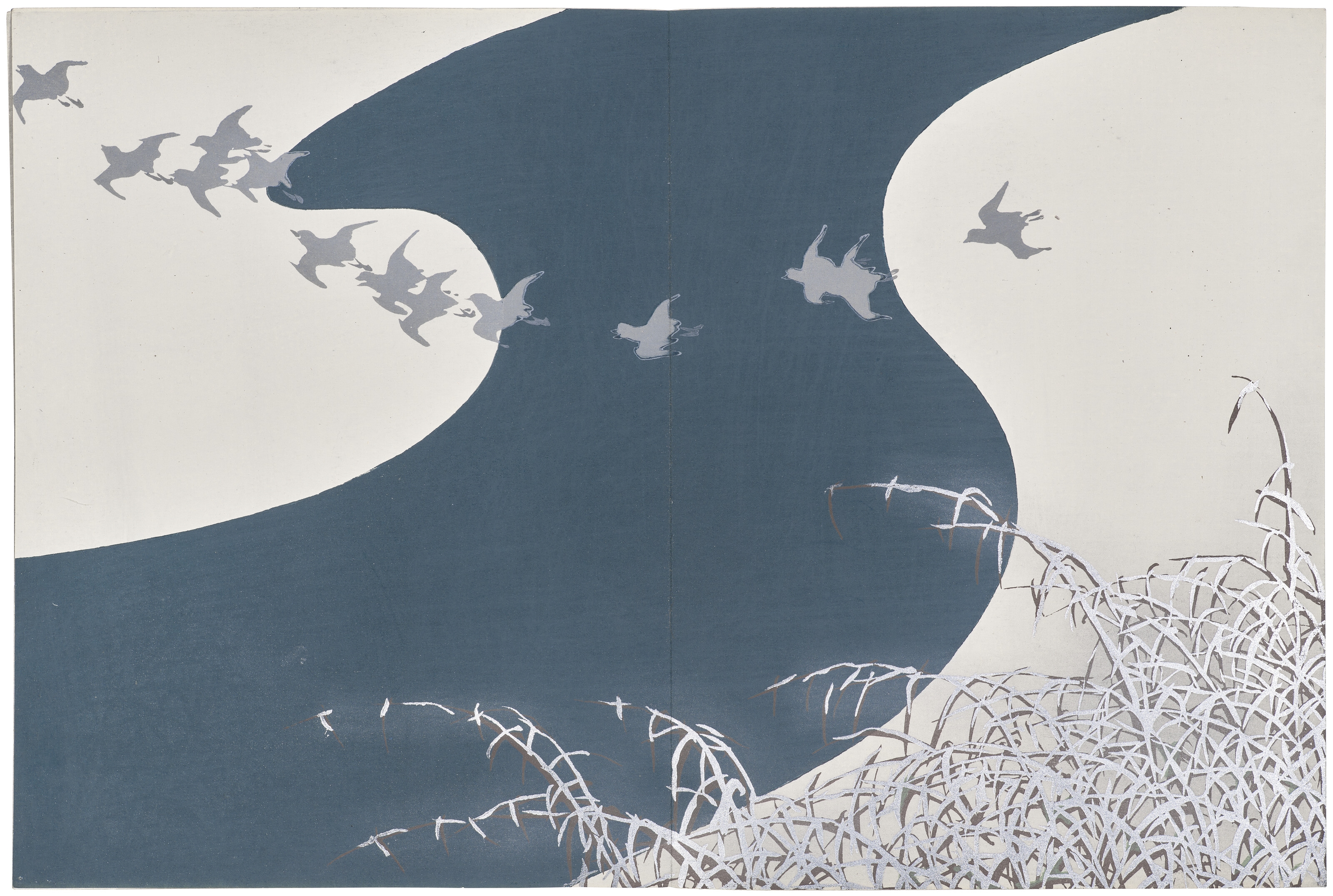 Artwork by Kamisaka Sekka, Momoyogusa (Flowers of a hundred worlds), Made of Woodblock-printed illustrated books