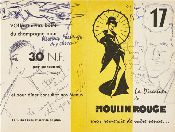 Syed Haider Raza | Untitled (Champagne at Moulin Rouge) (60) | MutualArt