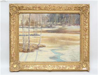 vårvinterlandskap - Nils Olzon