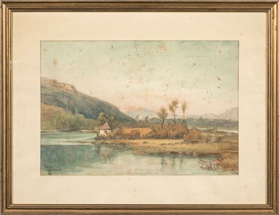 Maison au bord de la rivière by Yvonne Récamier