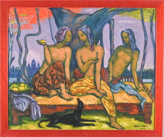 Women at rest by André Maire, 1973