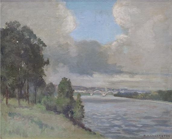 GREY ST. BRIDGE, BRISBANE by Charles Lancaster