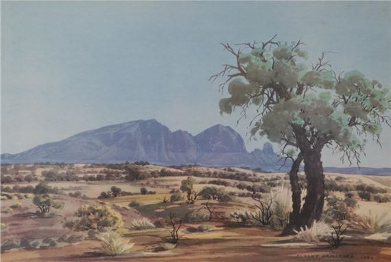 MT. SONDER by Albert Namatjira