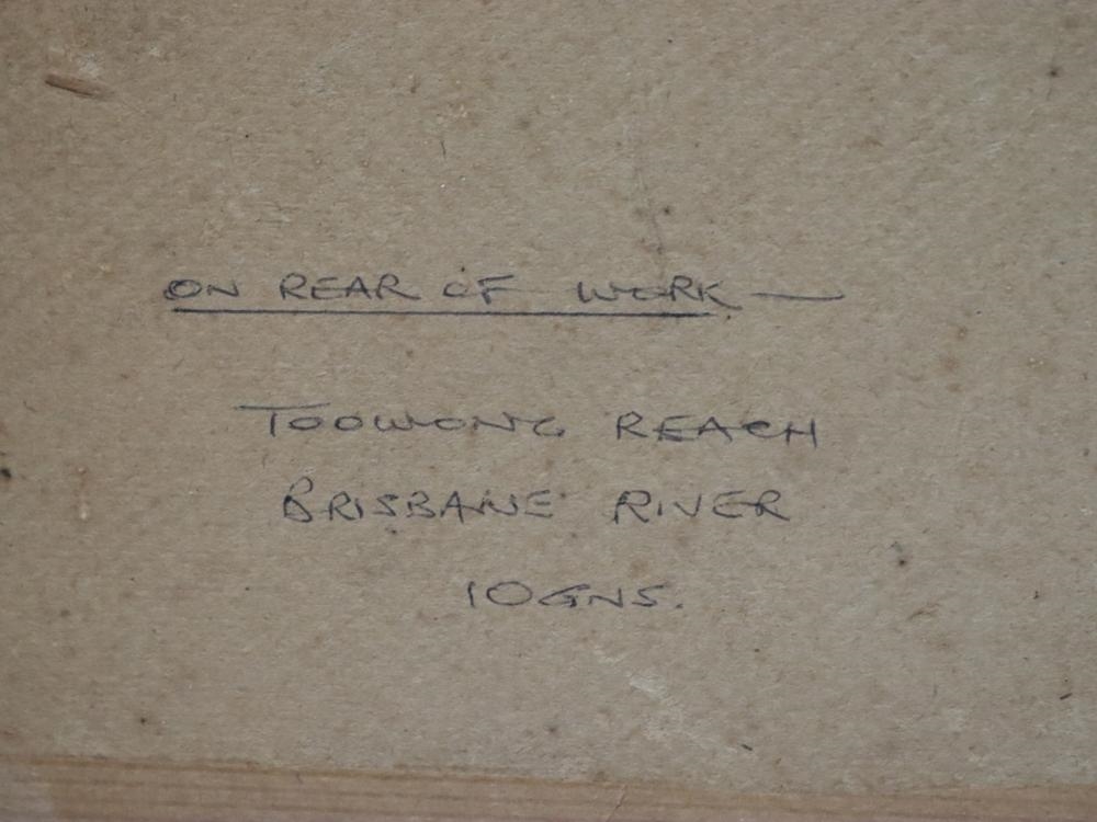 Artwork by Charles Lancaster, GREY ST. BRIDGE, BRISBANE, Made of OIL ON BOARD