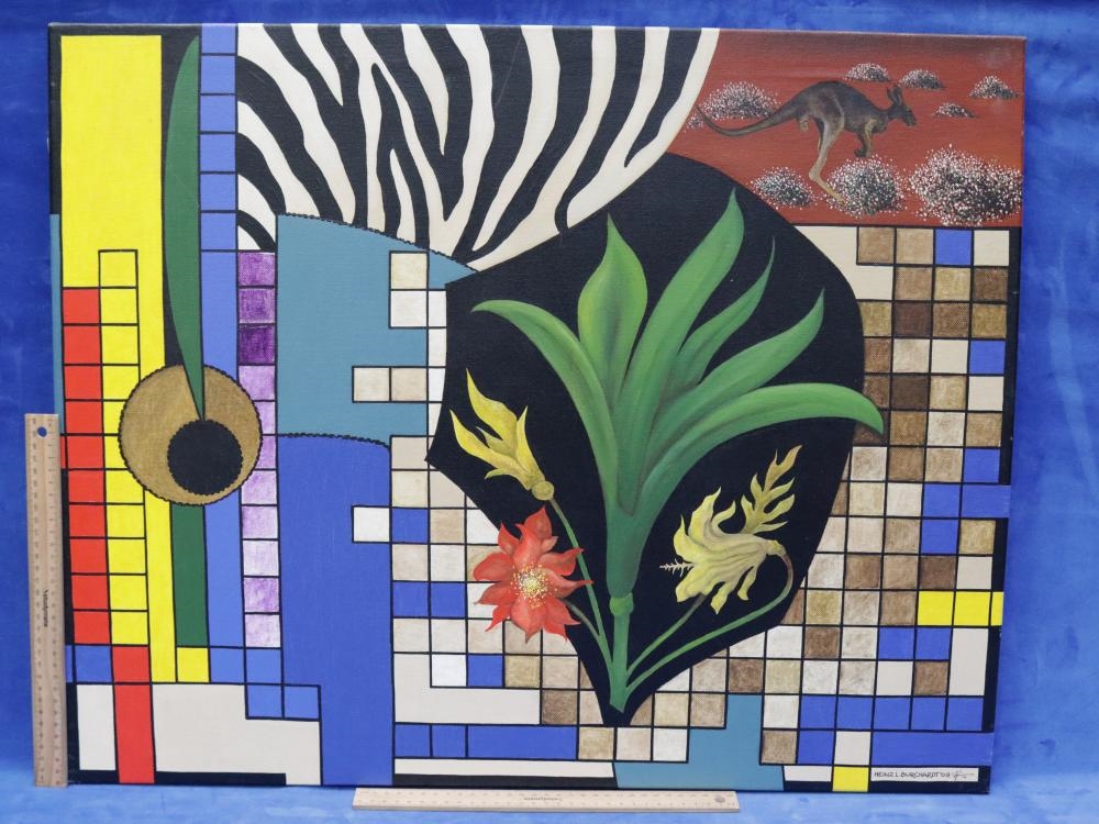 Artwork by Heinz L. Burchardt, ACRYLIC ON CANVAS, Made of ACRYLIC ON CANVAS