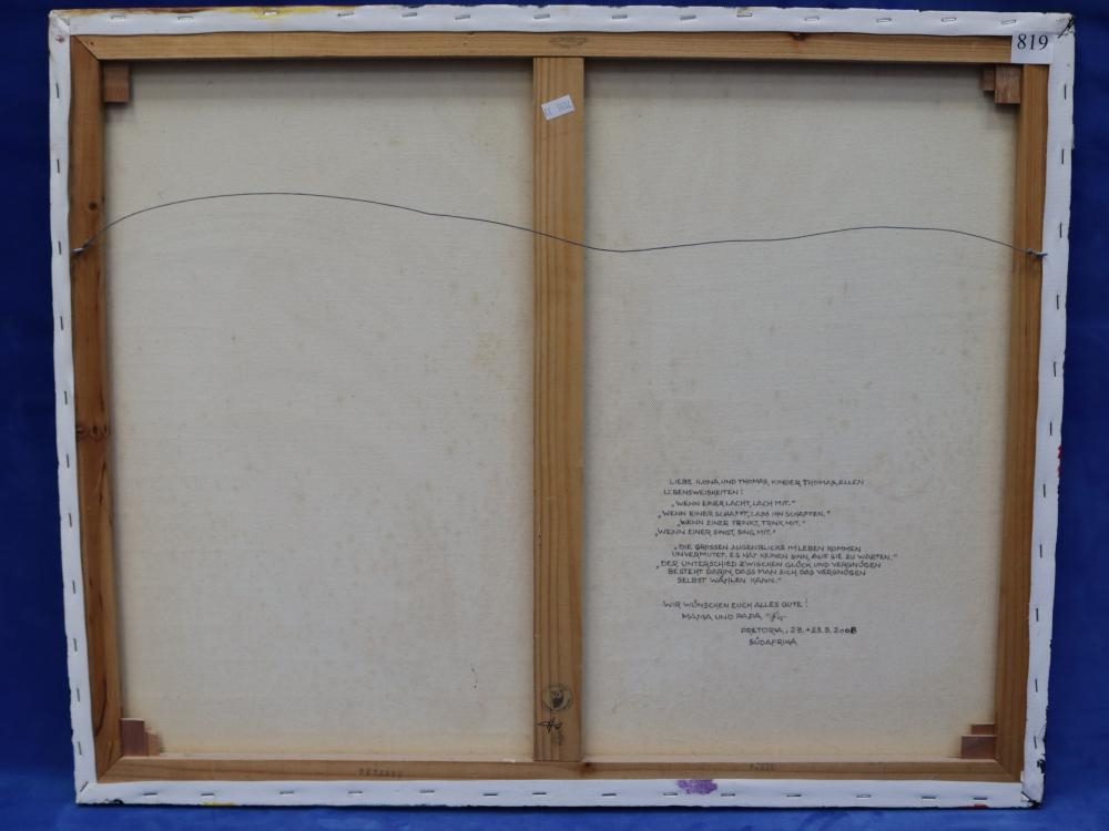 Artwork by Heinz L. Burchardt, ACRYLIC ON CANVAS, Made of ACRYLIC ON CANVAS