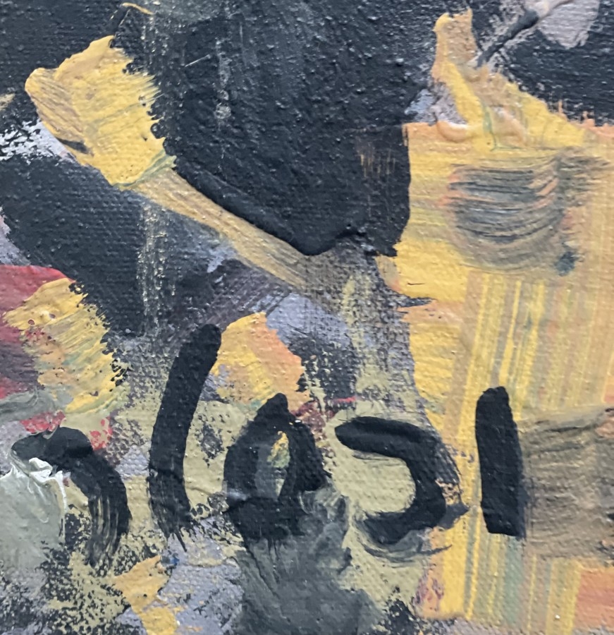 Artwork by Jacob Wexler, Women in a cafe, Made of Oil on canvas