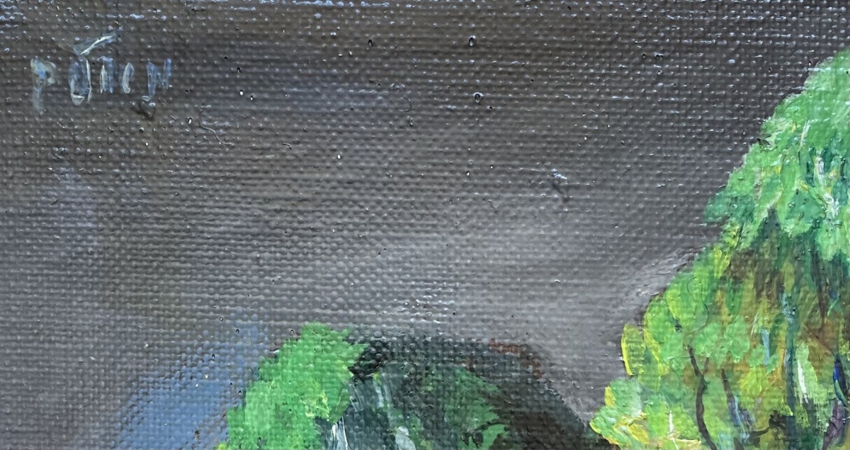 Artwork by David Meshulam, Love in nature, Made of Oil on canvas