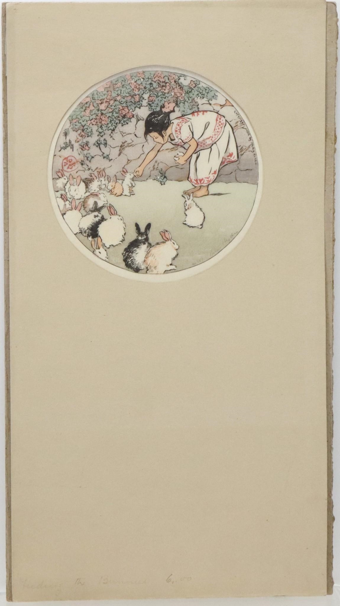 Helen Hyde | Feeding the Bunnies | MutualArt