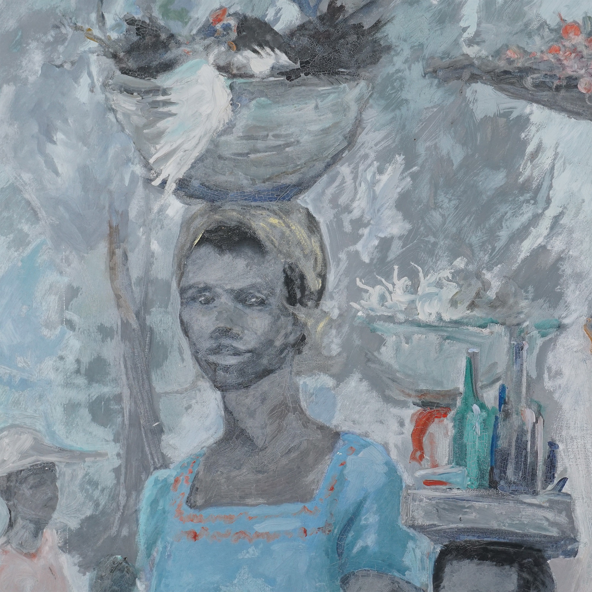 Annette Krauss Rose | Market Scene with West Indies Figures | MutualArt