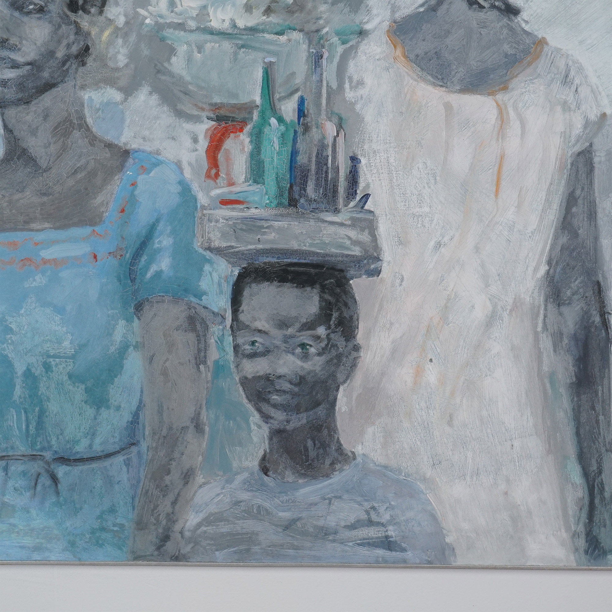 Annette Krauss Rose | Market Scene with West Indies Figures | MutualArt