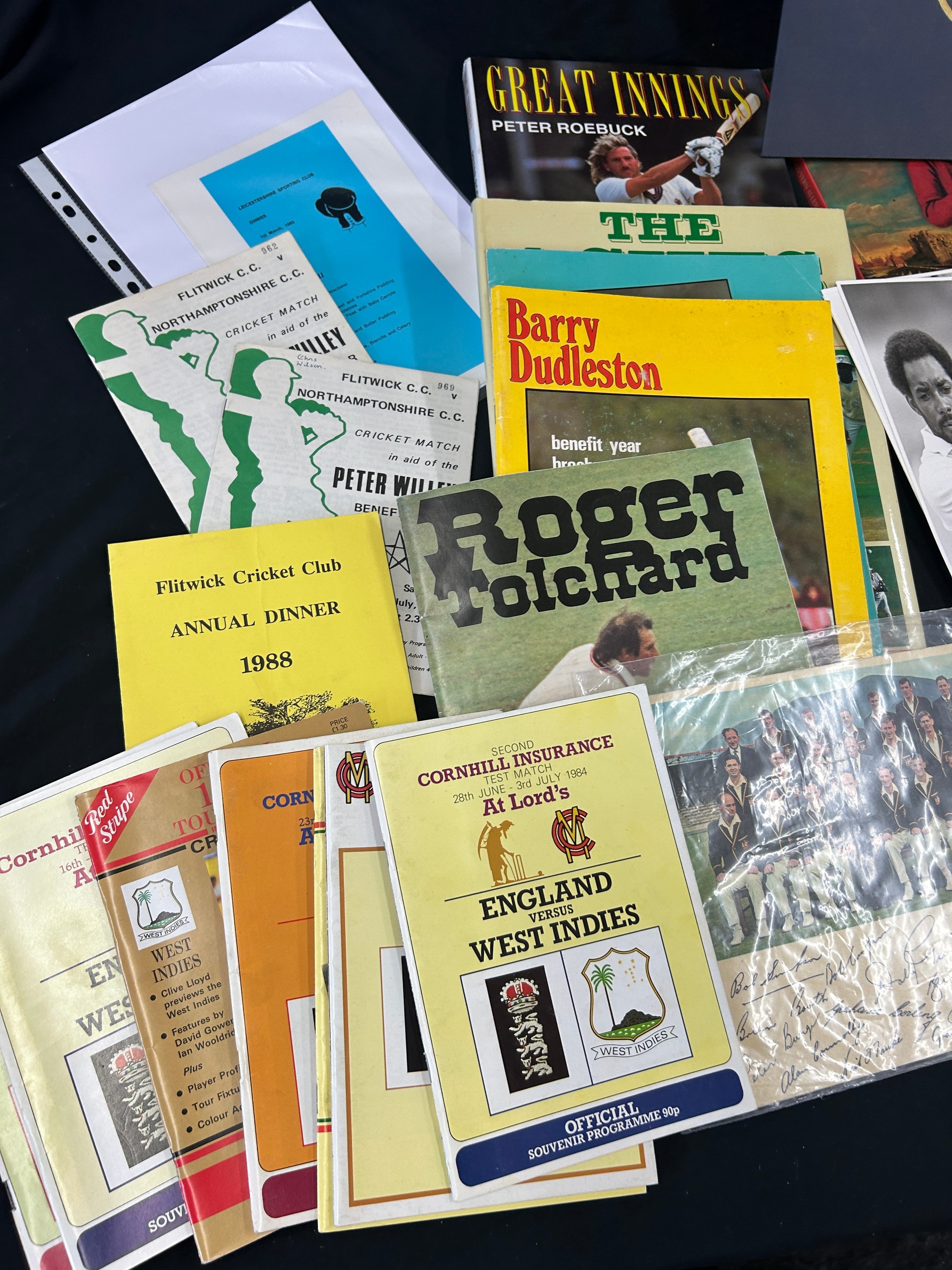 James | Vintage Cricket memorabilia to includes Playfair annuals. books ...