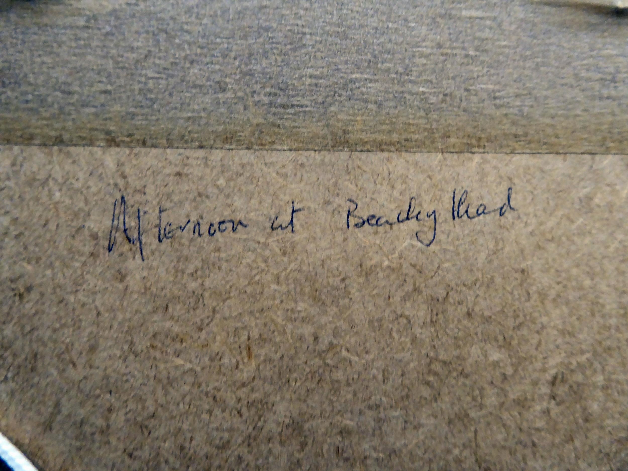 Artwork by Arthur Haywood, Afternoon at Beachy Head, Made of watercolour