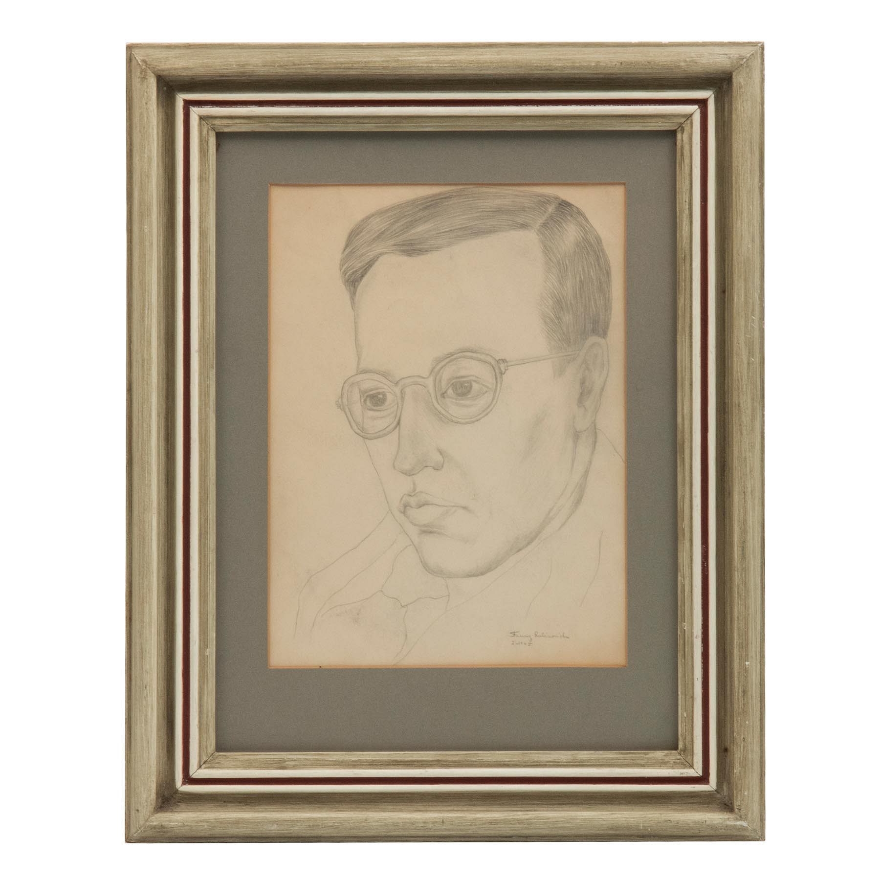 Fanny Rabel | Retrato de caballero (1945) | MutualArt