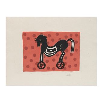 Caballo con cajón - Carlos Vivar