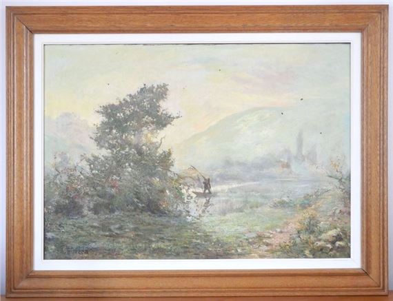 Animated lake landscape by André Suréda