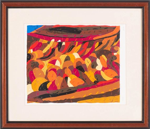 Nikias SKAPINAKIS (1931-2020) Serigrafia sobre papel Assinado by Nikias Skapinakis