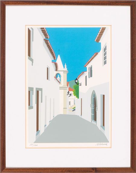 Bernabeu LIBERTO MOLINA (1926-2002) Vista de rua Serigrafia sobre papel Dim. aprox.: 49 by Bernabeu Liberto Molina