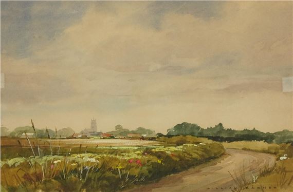 William Barnes | William Barnes - Martham Church Norfolk (20th Century ...