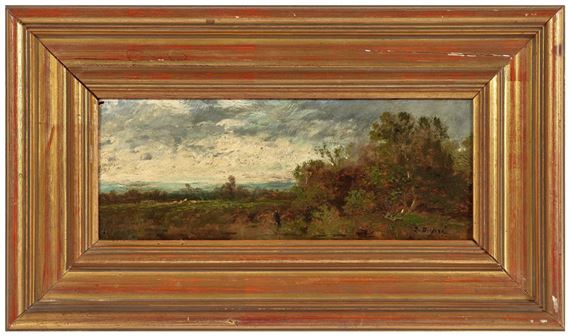 Panoramic landscape by Jules Dupré