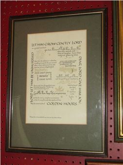 Prayer for a Grandchild - Celia Kilner