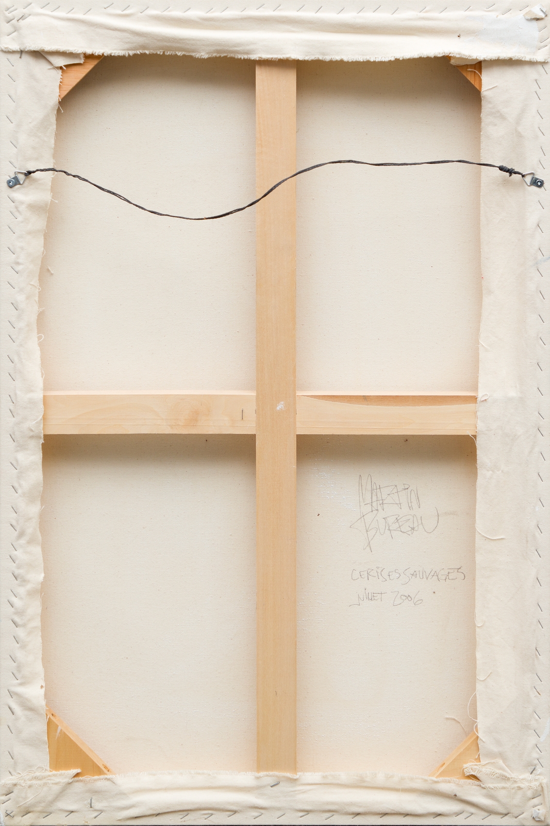 Artwork by Martin Bureau, Cerises sauvages, Made of Acrylic on canvas