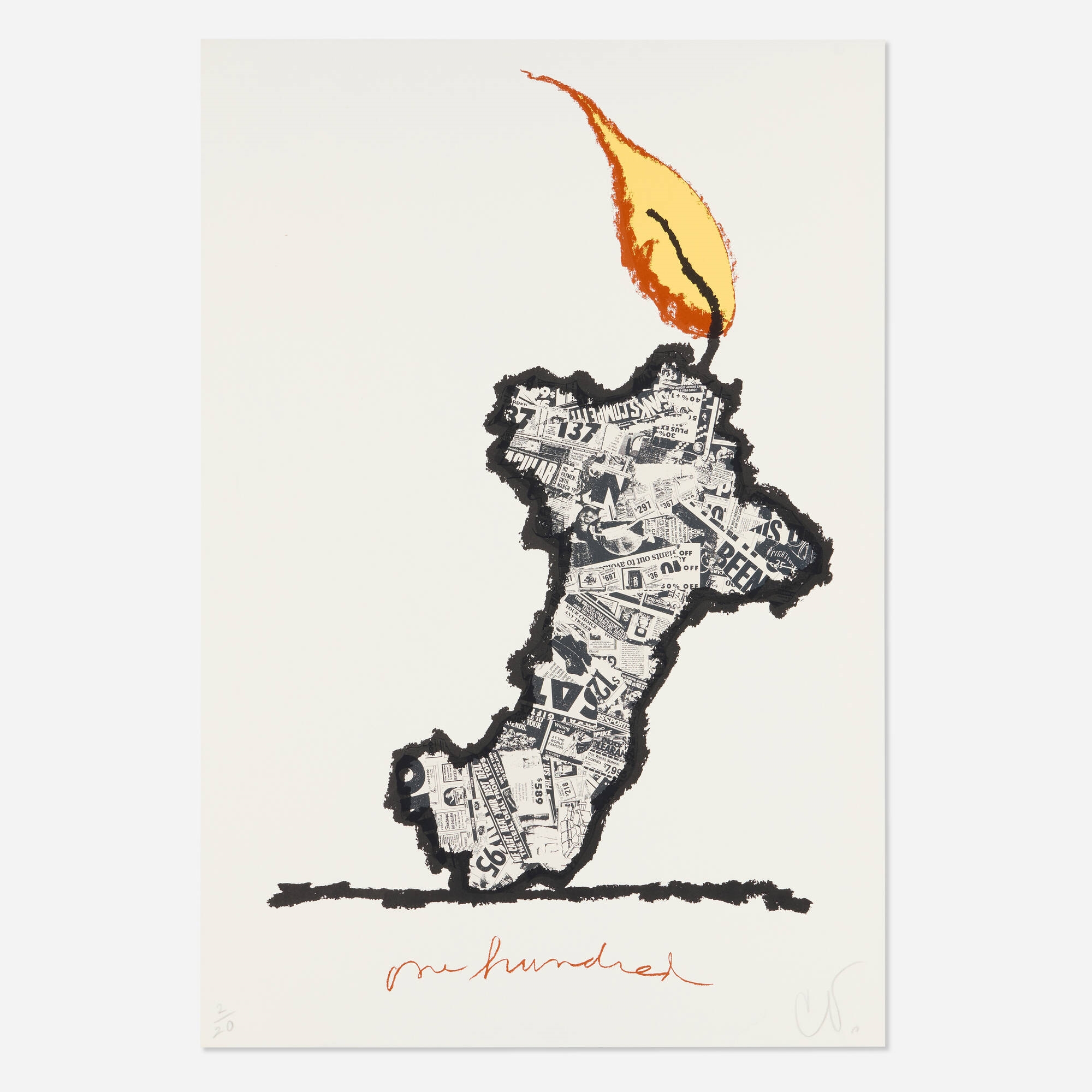 Claes Oldenburg | Centennial Print for the Judson Memorial Church (1990 ...