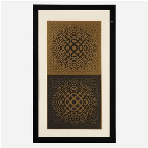 Victor Vasarely | Meta VI (1976) | MutualArt