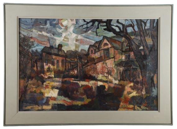 Edward Loper, Sr, Blue Ball Dairy Barn by Edward L. Loper