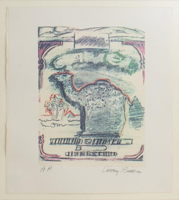 Larry Rivers | Larry Rivers Camel Lithograph in Colors, 1980 (1980 ...