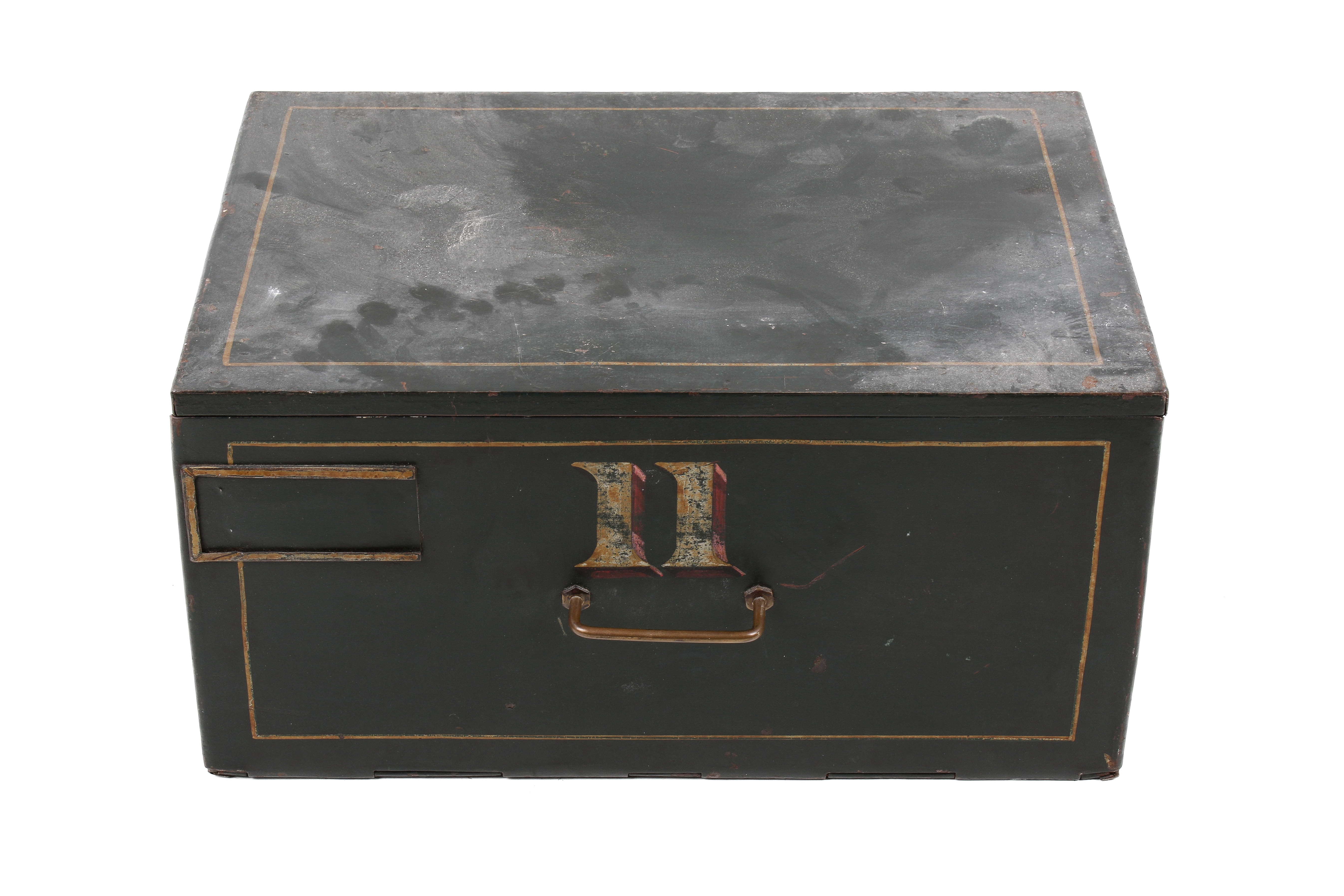 Black | A vintage metal document case | MutualArt