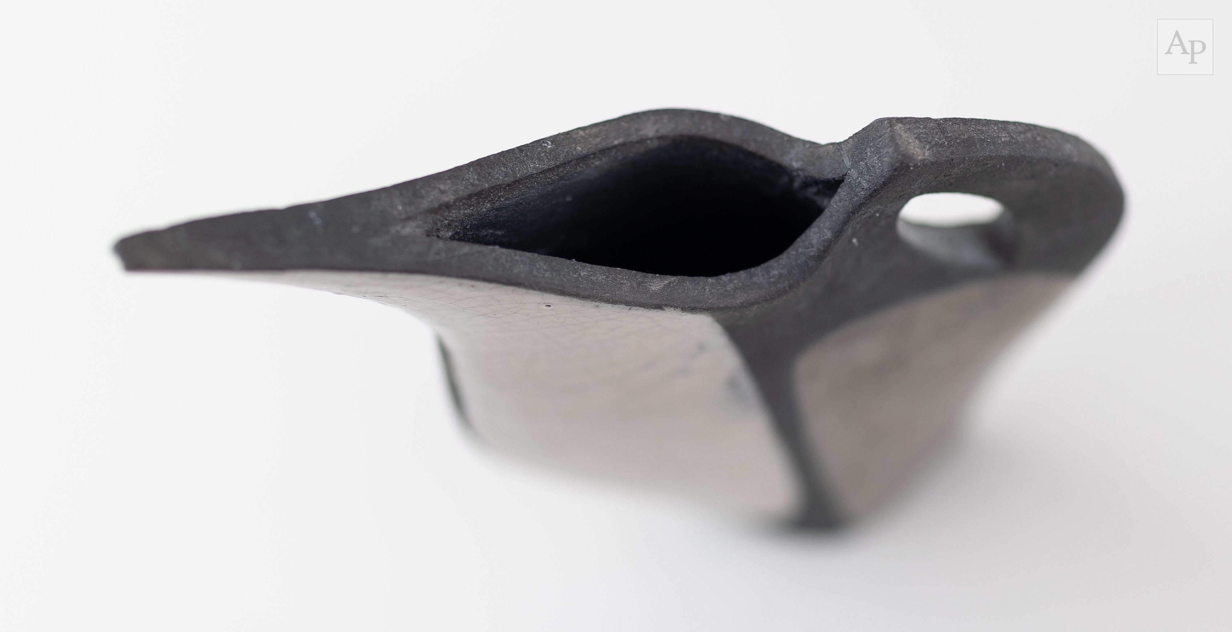 Artwork by Jude Jelfs, JUDE JELFS (born 1950); 'Jug in Striped Dress 4', Made of Earthenware jug