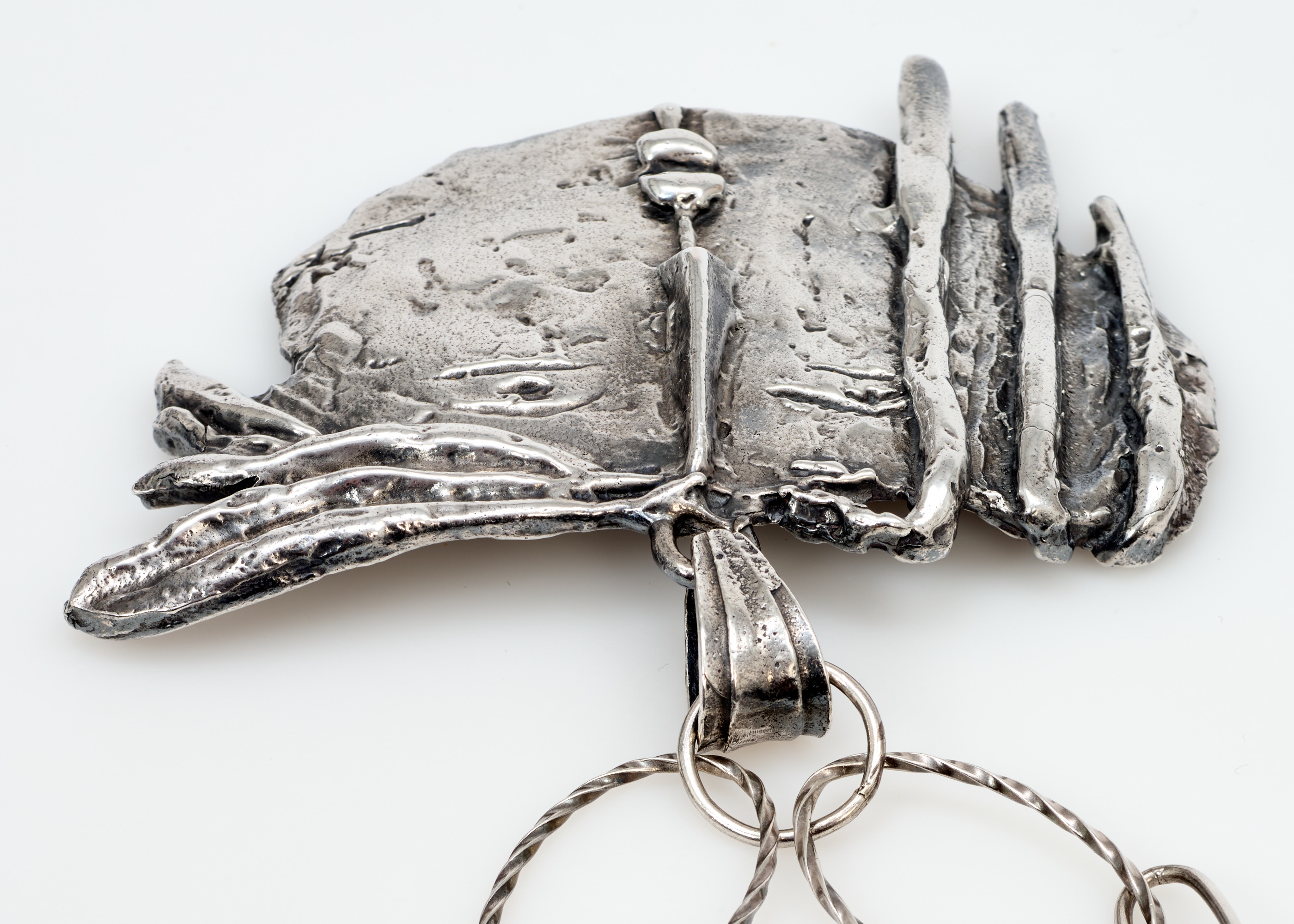 Ángel Botello | Angel Botello Sterling Silver Pendant | MutualArt