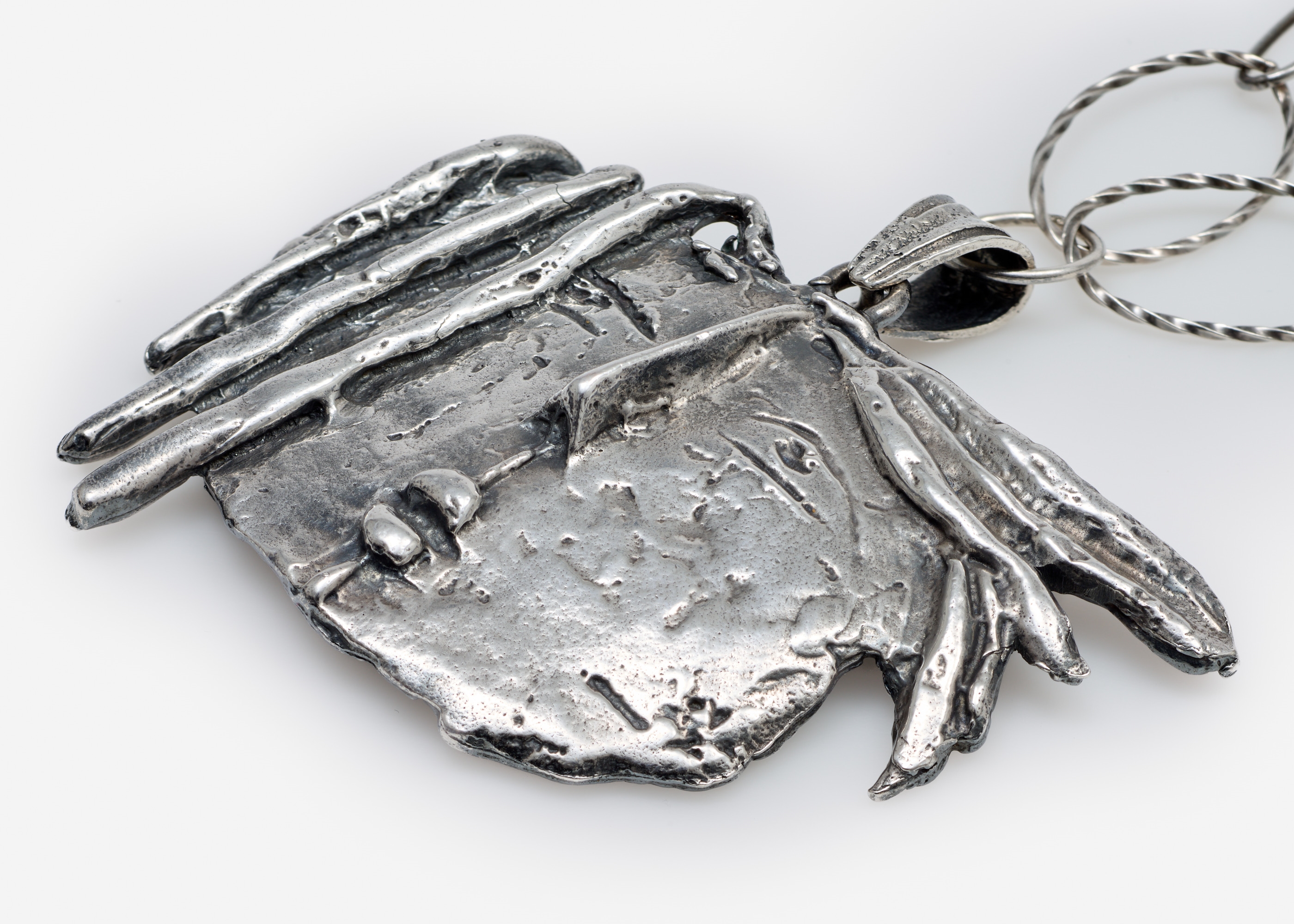 Ángel Botello | Angel Botello Sterling Silver Pendant | MutualArt